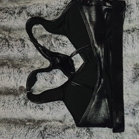 Bombshell sportswear black power gloss bra sz XS NWOT - Picture 5 of 7